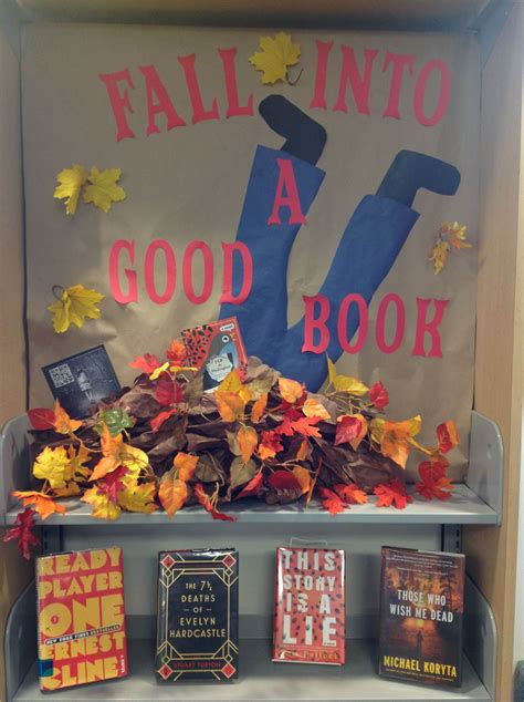 Fall Theme School Library Book Displays Library Book Displays