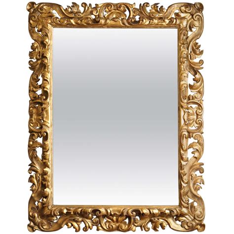 Italian 17th Century Ebony Florentine Mirror For Sale At 1stdibs