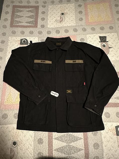 Vintage Wtaps Military Jacket Sz Xl Gently Used Grailed