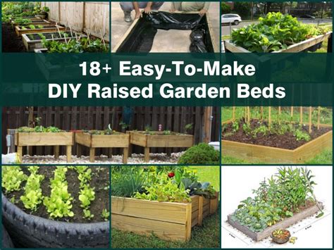 18 Easy To Make Diy Raised Garden Beds