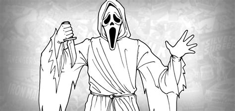 How To Draw GHOSTFACE Scream Drawing Tutorial Draw It Too