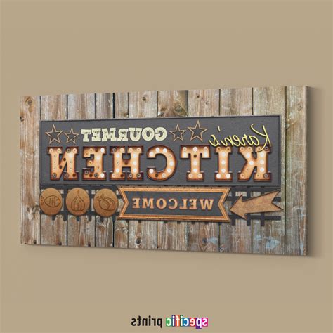 2023 Popular Personalized Distressed Vintage Look Kitchen Metal Sign