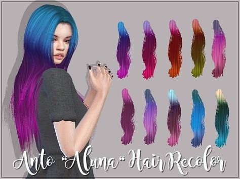 30 Swatches Found In Tsr Category Sims 4 Female Hairstyles Mod