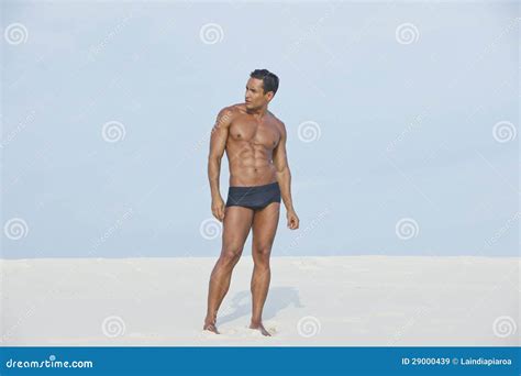 Man Standing On The Beach Stock Image Image Of Lifestyles 29000439