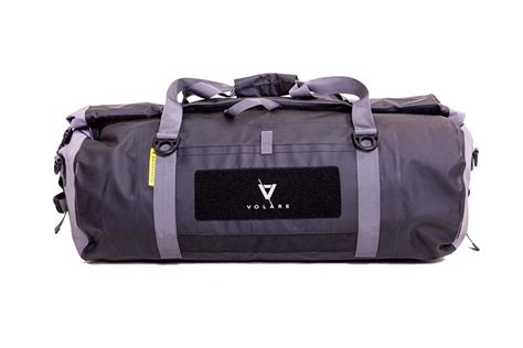 Volare Waterproof 60l Adventure Duffel Bag Black