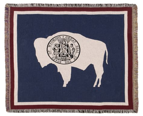Flag Of Wyoming Loom Craft Inc