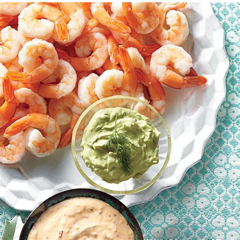 Fill mini tart shells with a cream cheese mixture, then top with seafood sauce and shrimp for a. Contemporary Shrimp Cocktail Recipe | MyRecipes