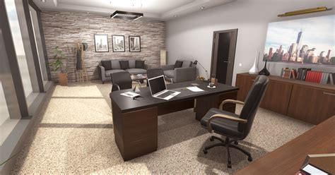 Manager Office Interior 3d Interior Unity Asset Store Office