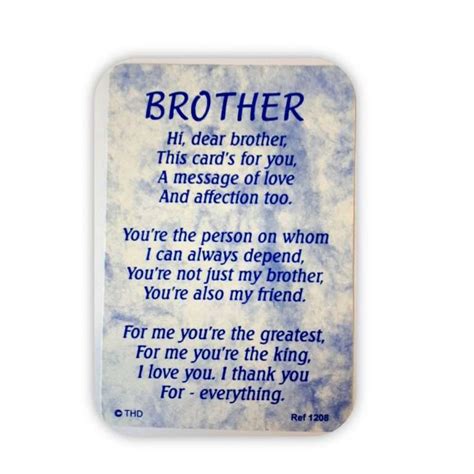brother poem card st martin apostolate
