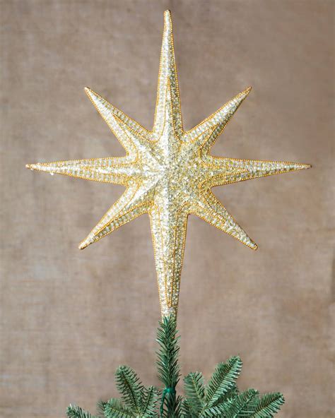 Star Beaded Christmas Tree Topper Balsam Hill Star Tree Topper Diy