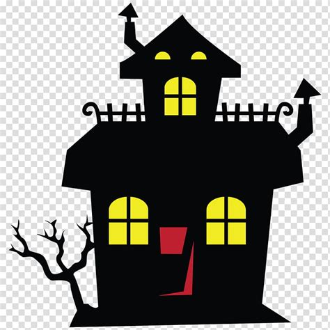 Halloween Ghost Drawing Haunted House Haunted Attraction Cartoon