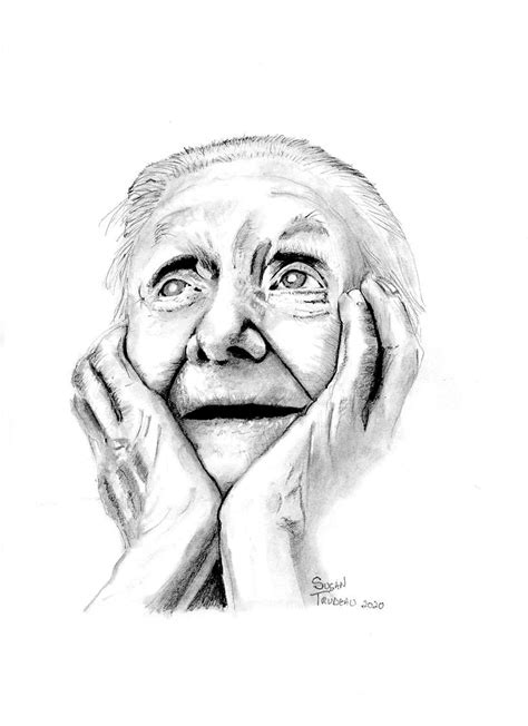 Realistic Old Woman Face Drawing Ubicaciondepersonascdmxgobmx
