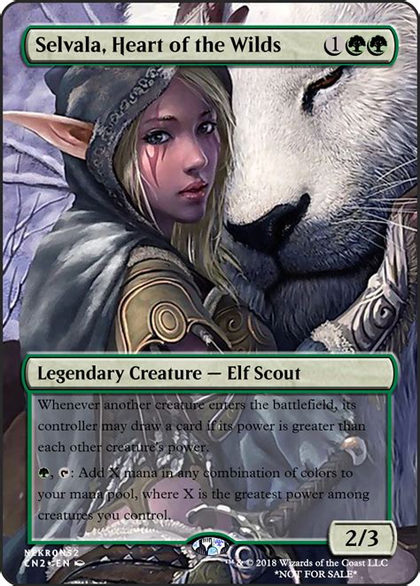Selvala Heart Of The Wilds If You Have Any Suggestions For A Card You Would Like To See Let Me