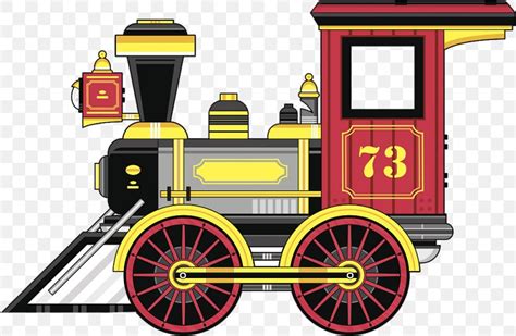 Train Rail Transport Steam Locomotive Clip Art Png