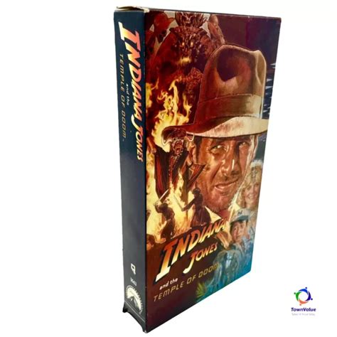 Indiana Jones And The Temple Of Doom Vhs Harrison Ford Protective