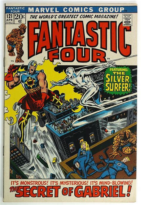 Dig Auction Fantastic Four 121 Vf 1972