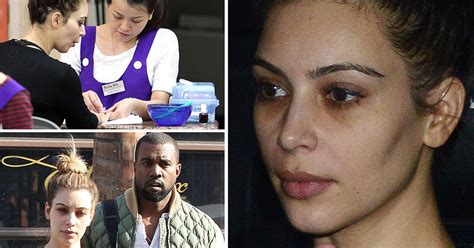Kim Kardashian Pictured Without Make Up On Beauty Trip In Beverly Hills