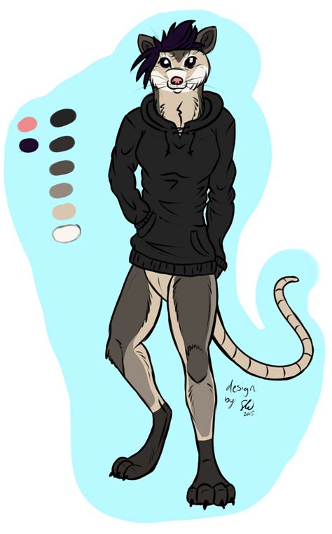 Anthro Possum Character Commission By Thestormunleashed On Deviantart