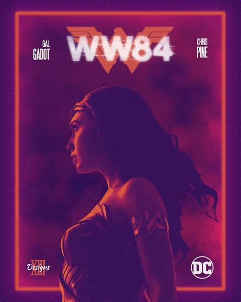 Wonder Woman 84 Poster Poster Wonder Woman Chris Pine