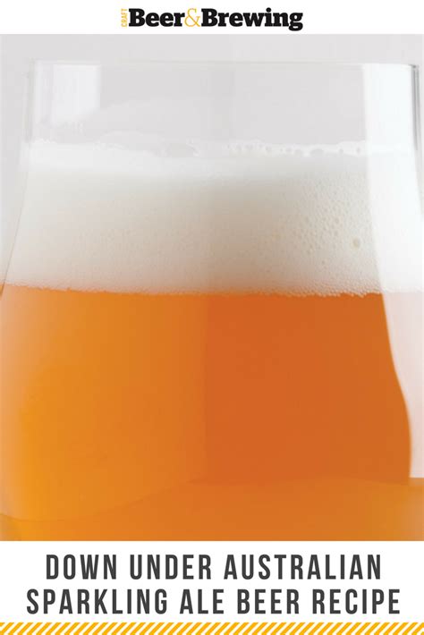 Down Under Australian Sparkling Ale Beer Recipe Artofit