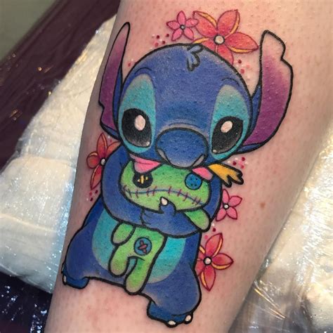 Watercolor Stitch Tattoo Design In Stitch Tattoo Disney Tattoos My