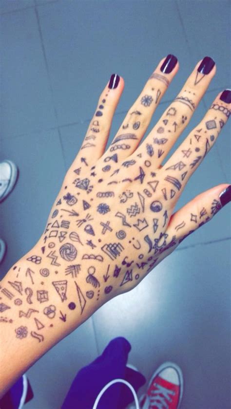 40 Random Things To Draw When Bored Bored Art Hand Tattoos Sharpie