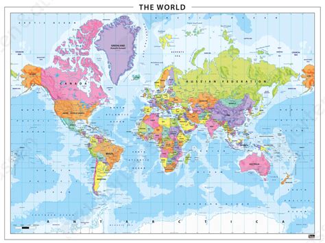 Staatkundige Wereldkaart 775 Kaarten En Atlassennl