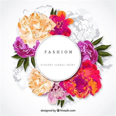 Elegant Floral Card Vector Free Download