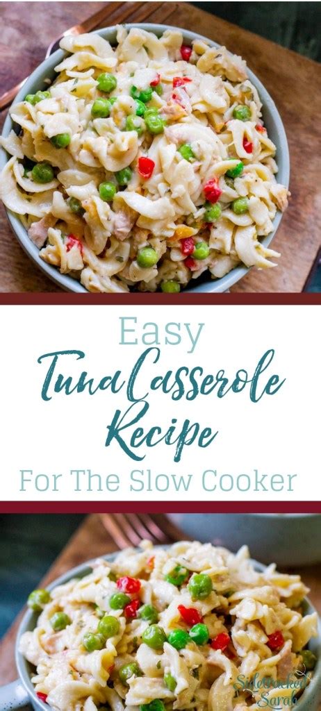 Easy Tuna Casserole Recipe For The Slow Cooker Sidetracked Sarah