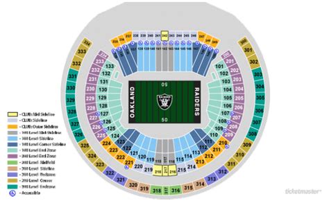 Oakland Raiders Suite Seating Chart Bruin Blog