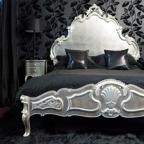 This is the second purchase we've made from french bedroom company, and we love both. Sylvia Silver Leaf French Bed, French Bedroom Company