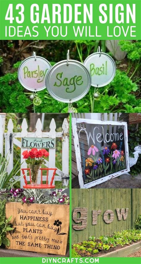 43 Diy Garden Signs To Beautify And Decorate Your Garden Diy And Crafts