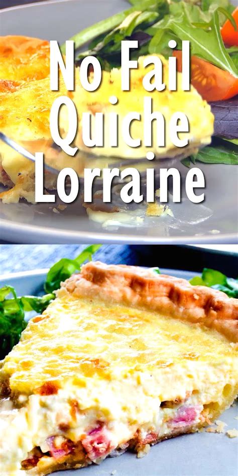 No Fail Quiche Lorraine Video Breakfast Quiche Recipes Quiche