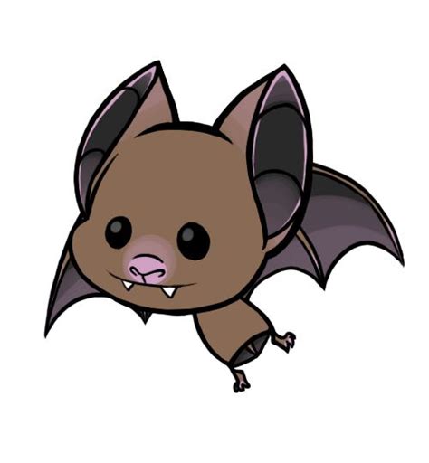 Cute Little Cartoon Bat Murcielago Dibujo Murcielago Caricatura