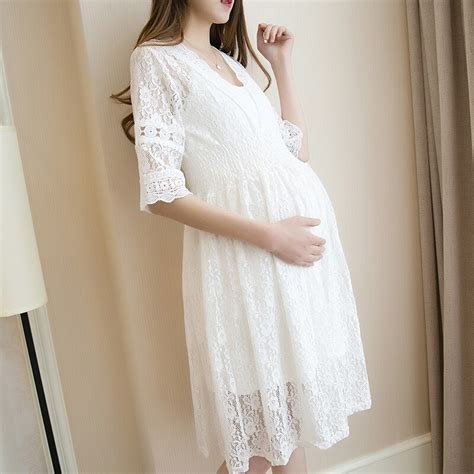 Fashion Summer Maternity Dresses Casual Half Sleeve V Neck Maternity Dress Pregnancy Clothes