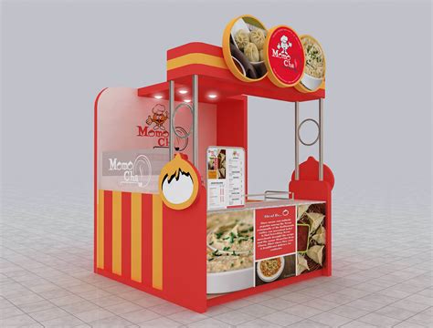 2m By 2m Mini Snack Food Stall Fast Food Booth Used In Mall For Sale