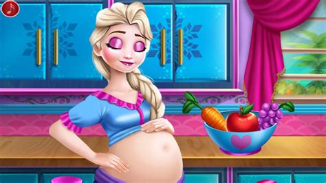 Elsa Pregnant Check Up Online Game Youtube