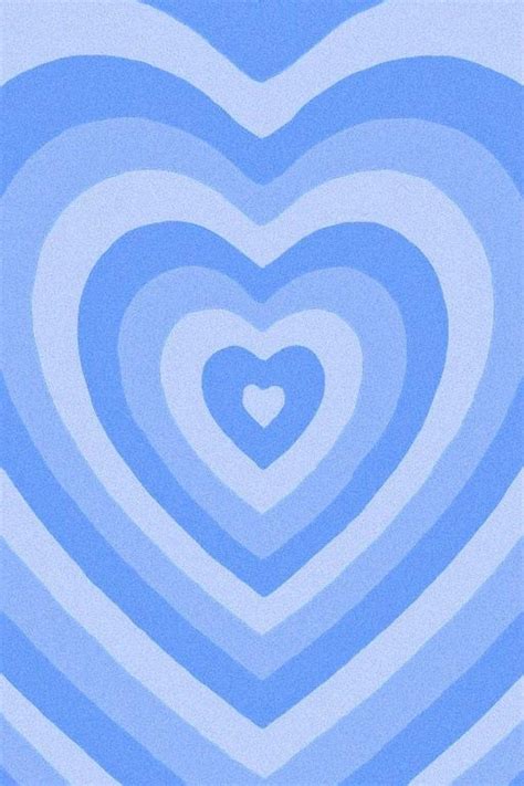 Infinite Hearts Aesthetic Blue Poster In 2022 Heart Wallpaper