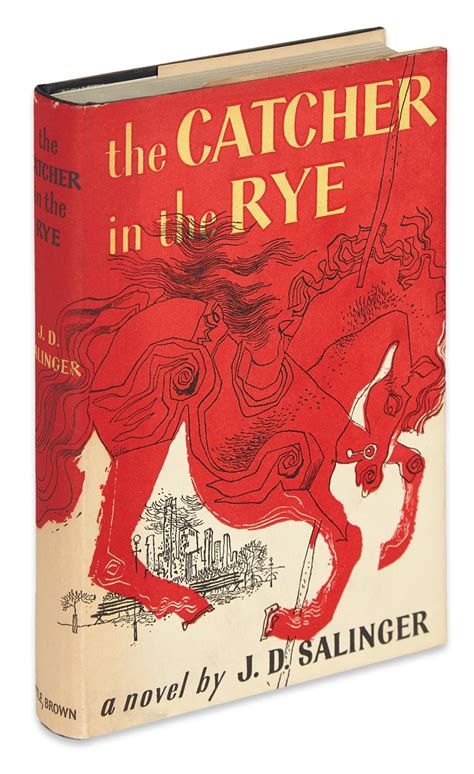 first edition the catcher in the rye by j d salinger little brown and company 1951 bce