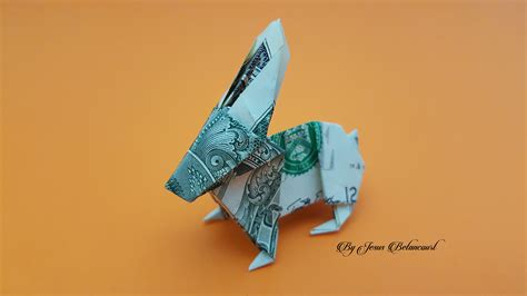 Dollar Origami Rabbit Dollar Bill Origami Money Origami Dollar Origami
