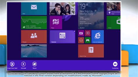 How To Resize Pin Or Unpin App Tiles On The Windows® 81 Start Screen