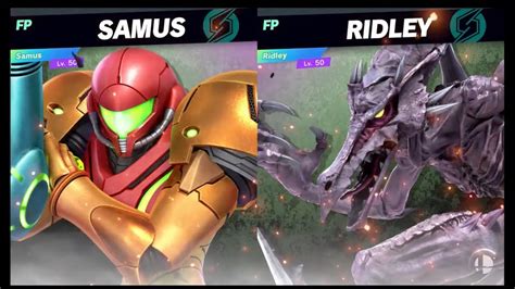 Super Smash Bros Ultimate Amiibo Fights Samus Vs Ridley Youtube