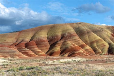 Painted Hills Of John Day Fossil Beds National Monument Oregon Stock