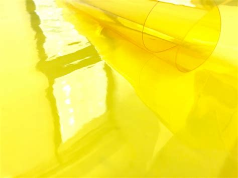 Clear Tinted Plastic In Yellow Bandj Fabrics