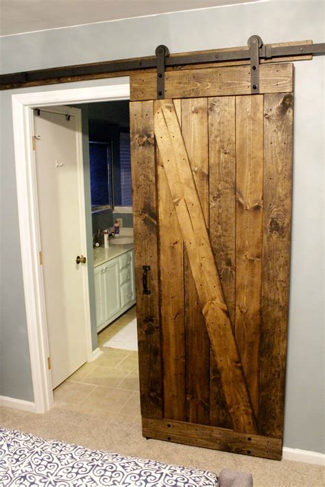 Free Pdf Plans Build A Rustic Barn Door The Easiest And Cheapest Way