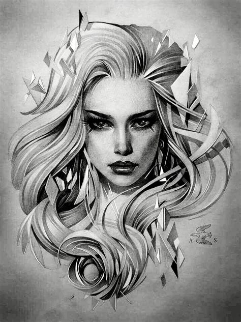 Woman Face Tattoo Sketch Slaying Forum Photo Galery