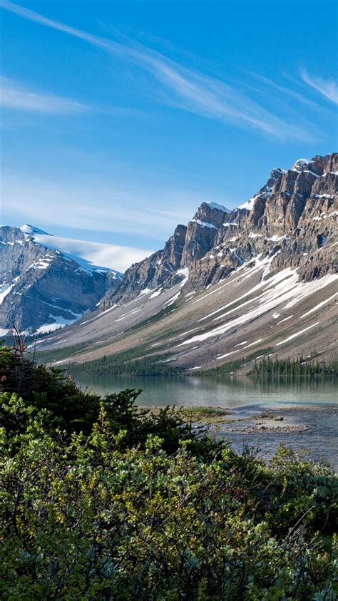 Bow Lake Canada 750x1334 Wallpaper