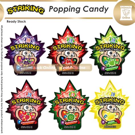 Striking Popping Candy 15g Shopee Malaysia