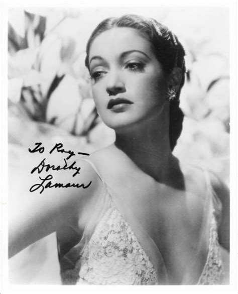 Dorothy Lamour Regis Autographs
