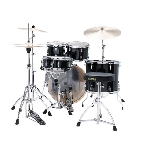 Tama Imperialstar 22 5pc Drum Kit Hairline Black Na